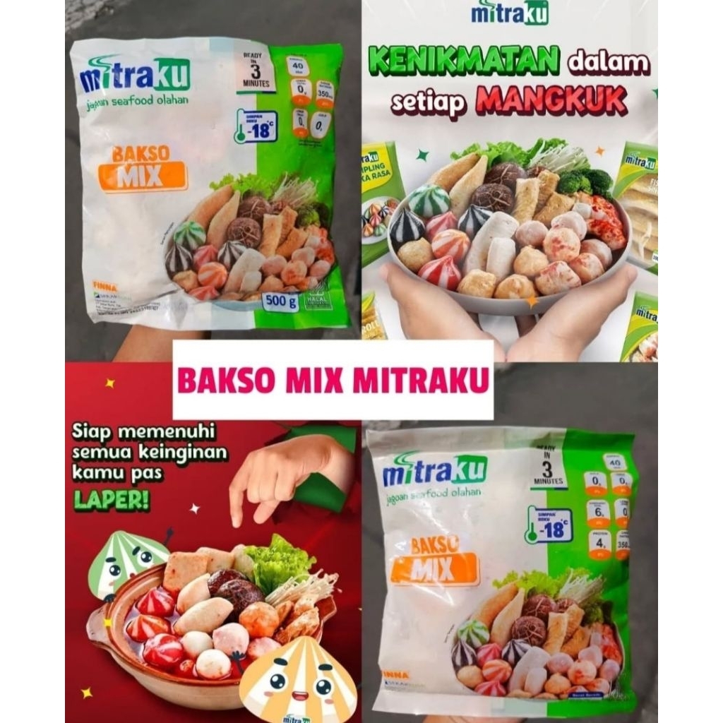 Mitraku Bakso Ikan Mix 250gr