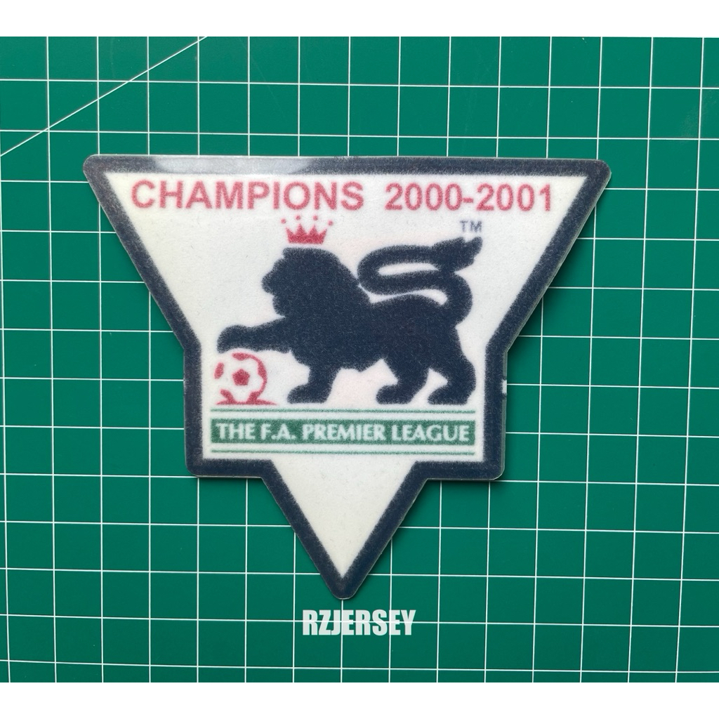 PATCH JERSEY LIGA INGGRIS CHAMPIONS GOLD 2000 2001 RETRO HK