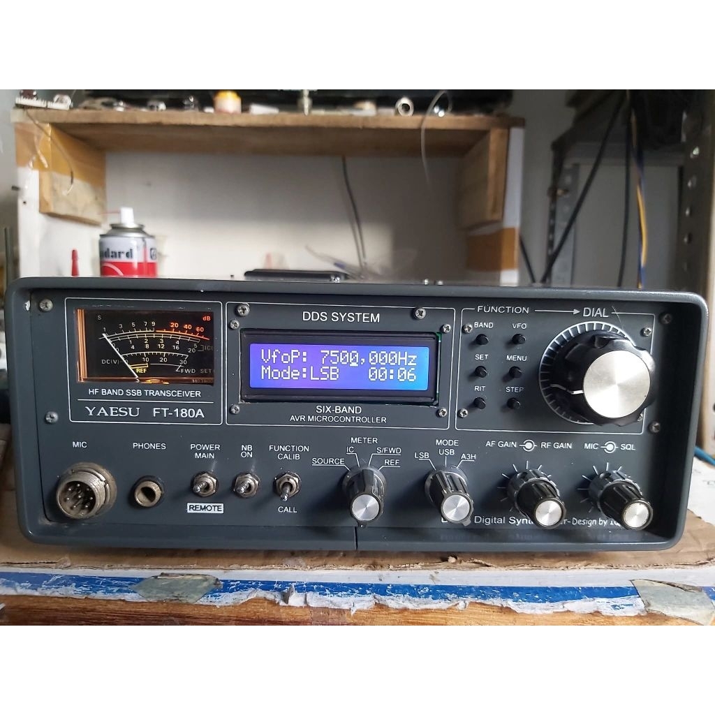 Yaesu FT-180A SSB/AM HF Radio Transceiver 6 band