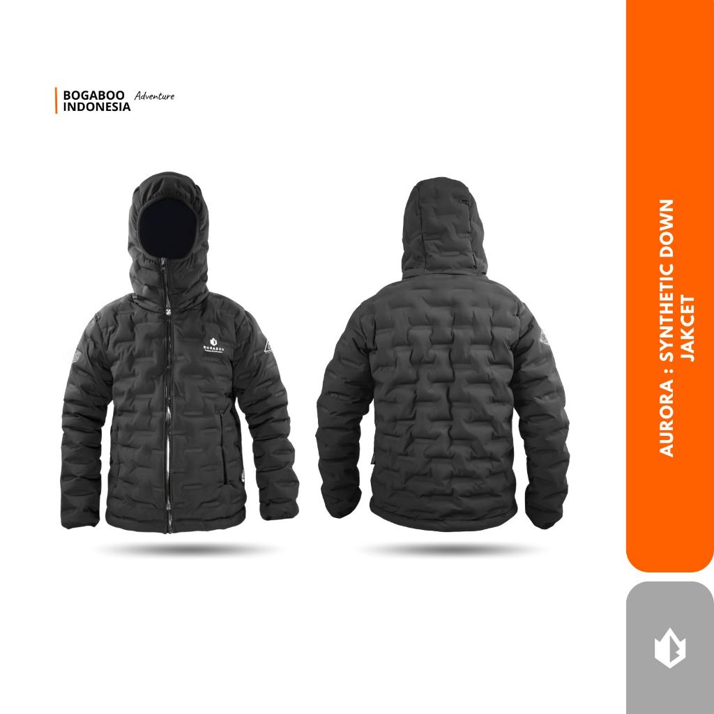 Bogaboo AURORA  Jaket Tebal Winter  Synthetic down FP 800 Pria Wanita - Jacket puffer  Musim Dingin 