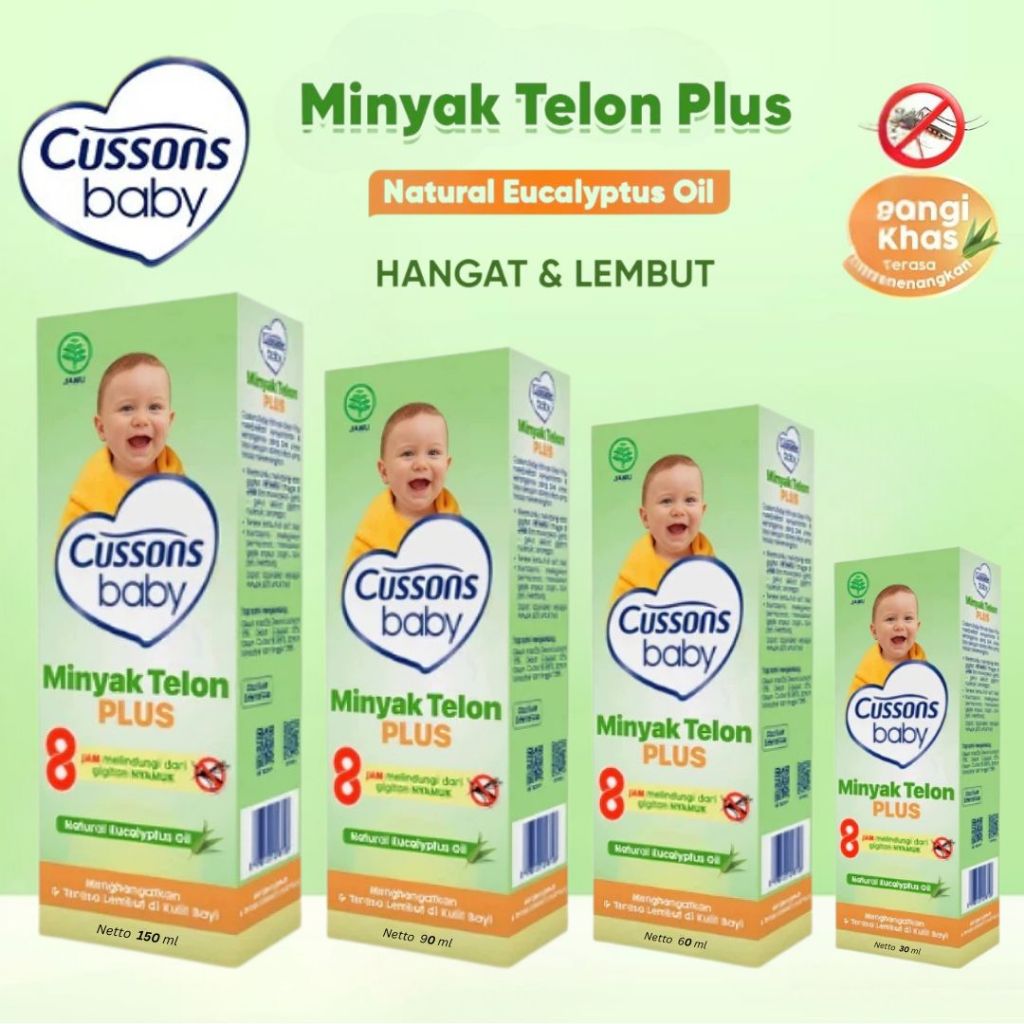 CUSSONS BABY TELON OIL PLUS / MINYAK TELON CUSSONS