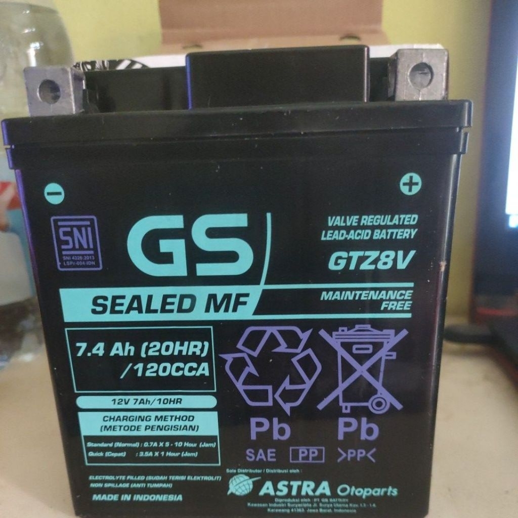 AKI GS ASTRA GTZ8V (aki kering)