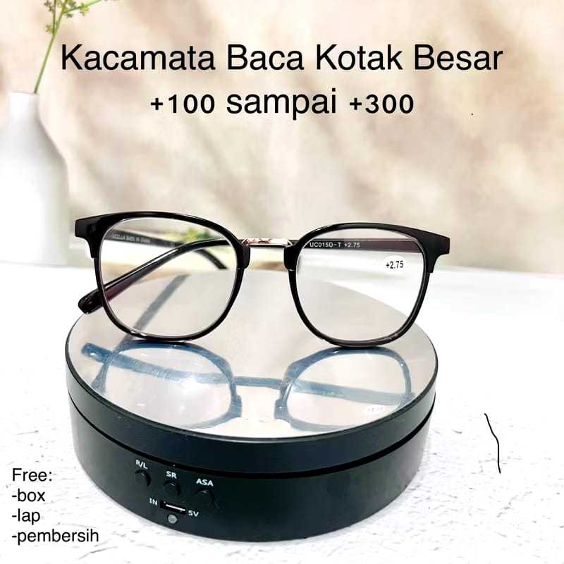 KACA MATA PLUS LENSA KACA ASLI 100% ANTI GORES KACA PLUS BACA DAN JALAN BUAT PRIA DAN WANITA