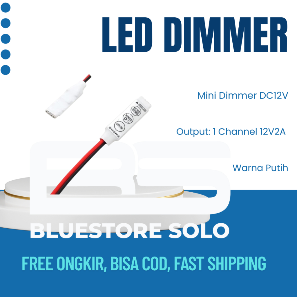 Led Dimmer Led Controller Dimmer RGB Mini 12-24V 6A Led Modul Mini Led Controller Modul Dimmer