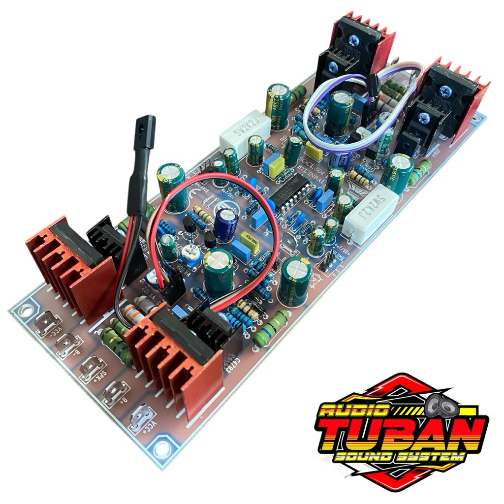 DRIVER SOCL 504 TEF BTL BRIDGE plus INBAL BIAS SERVO BASS NENDANG Pcb fr4