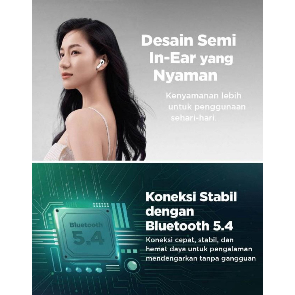 UFONE TWS EB-02 True Wireless Hi-Res Audio