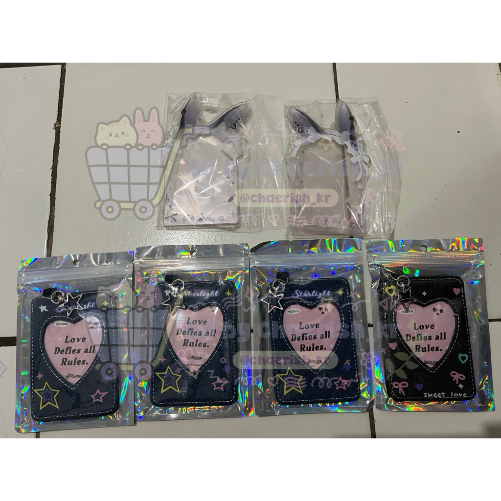 [BOOKED] Pelunasan Cahol Denim & Acrylic (baca desc)