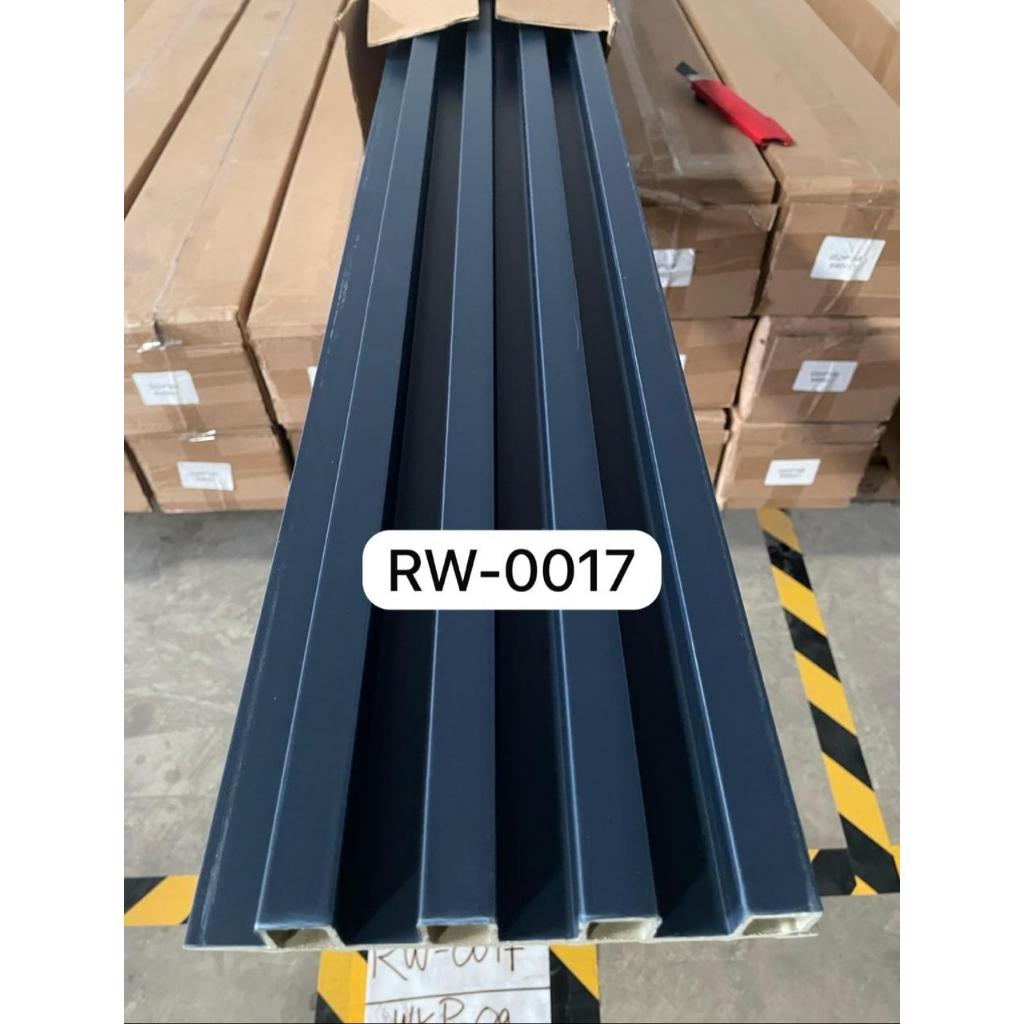 RW Wall Panel WPC / Wall Fluted Panel 3m / WPC Biru Tua Deep Blue