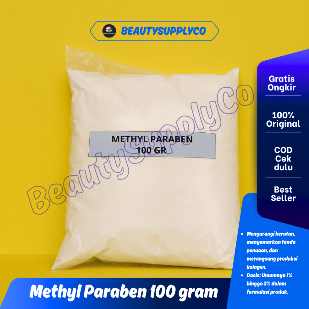 MethylParaben / Nipagin 50 GR - Pengawet yang Aman di Industri Kosmetik dan Makanan