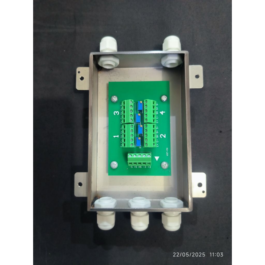 Junction box 4 hole / junction box 4 kabel / junction box timbangan digital 4 hole / junction box ti