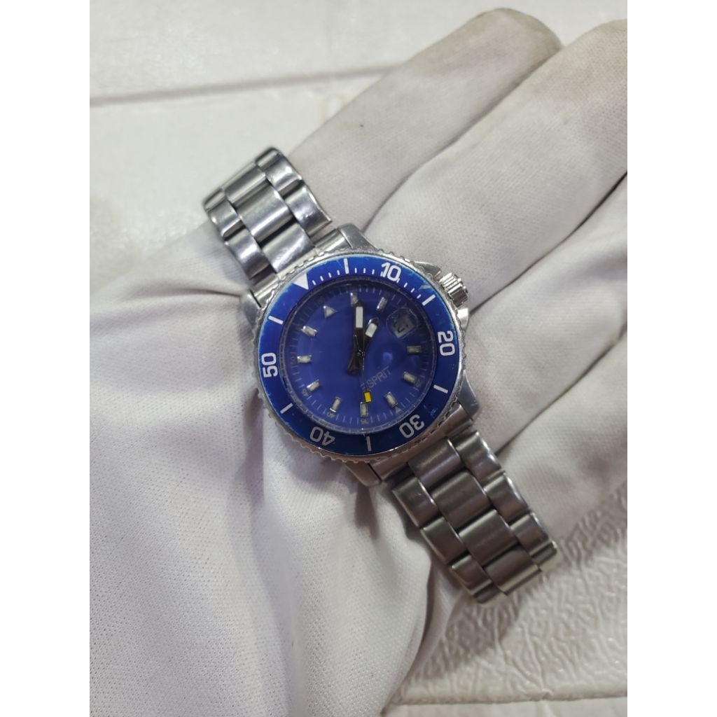 Jam Esprit Diver Wanita Original Preloved