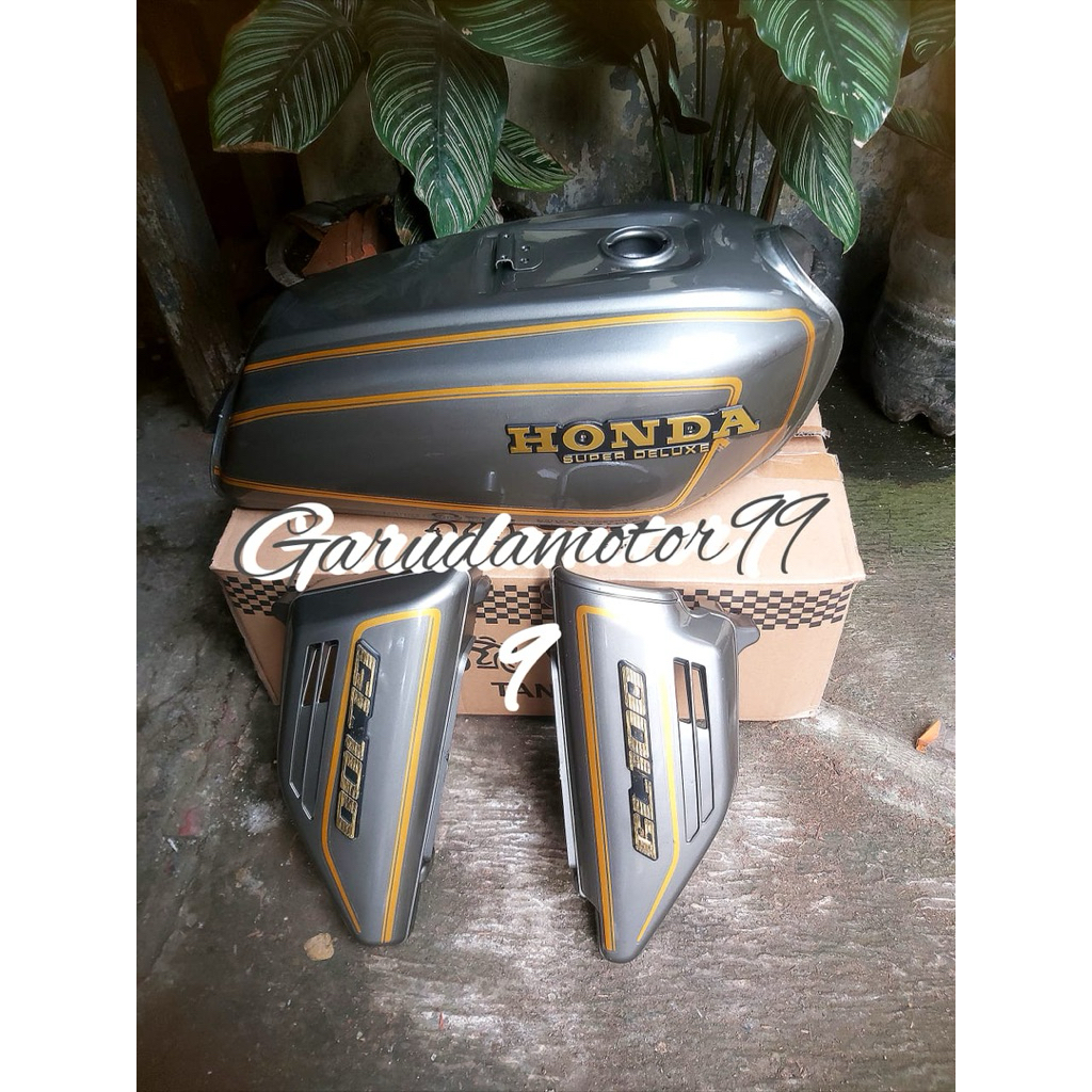 BODYSET GL 100 BODY GL 125 TANGKI GL CEPEK FULL PRES PABRIK IMPOR SET COVER AKI SEPASANG SUDAHH STRI