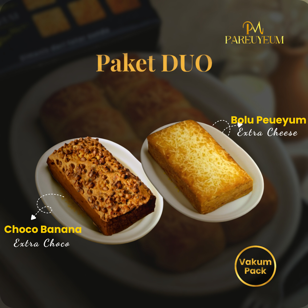 Paket 2 box choco banana - bolu tape oleh oleh khas bandung