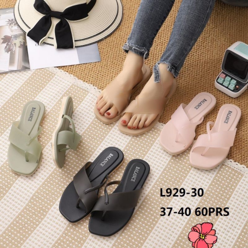 SANDAL BALANCE SILANG RING SANDAL BALANCE WANITA SANDAL BALANCE PEREMPUAN SANDAL JEPIT KARET ANTI SL