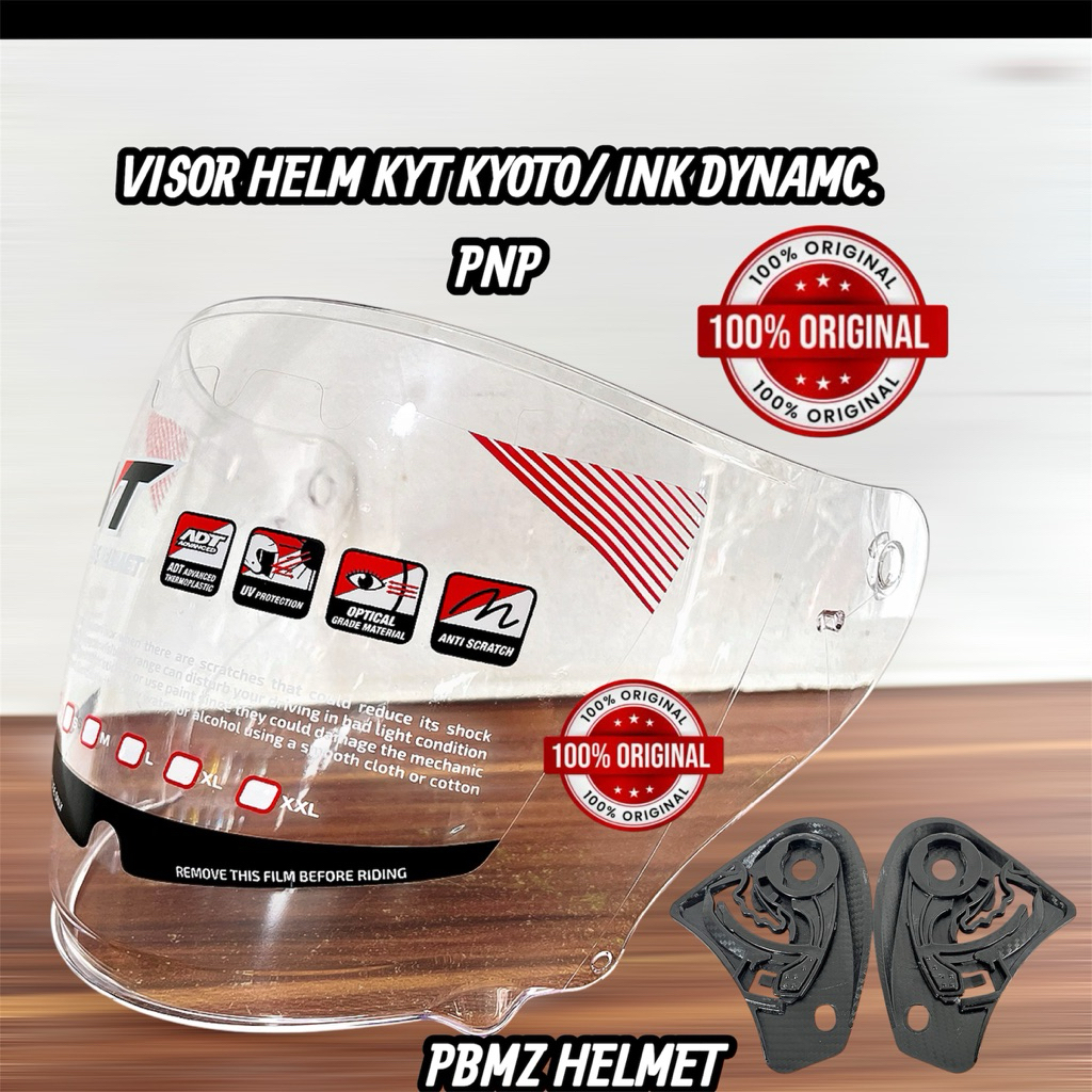 KACA HELM KYT KYOTO CLEAR ( BENING ) ORI KYT