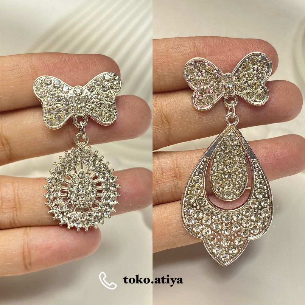 Bros Dagu Panjang Juntai Peniti Jilbab Pin Hijab