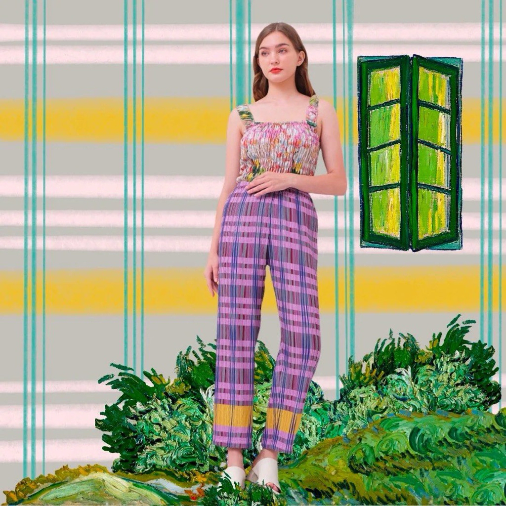 KALLA studio x boo studio pants pleats