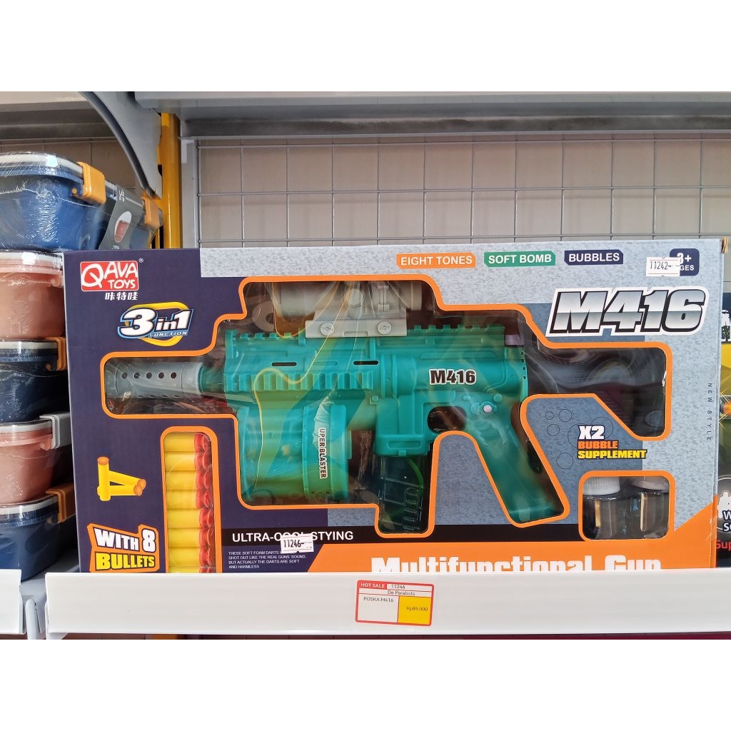mainan pistol multifungsi M416