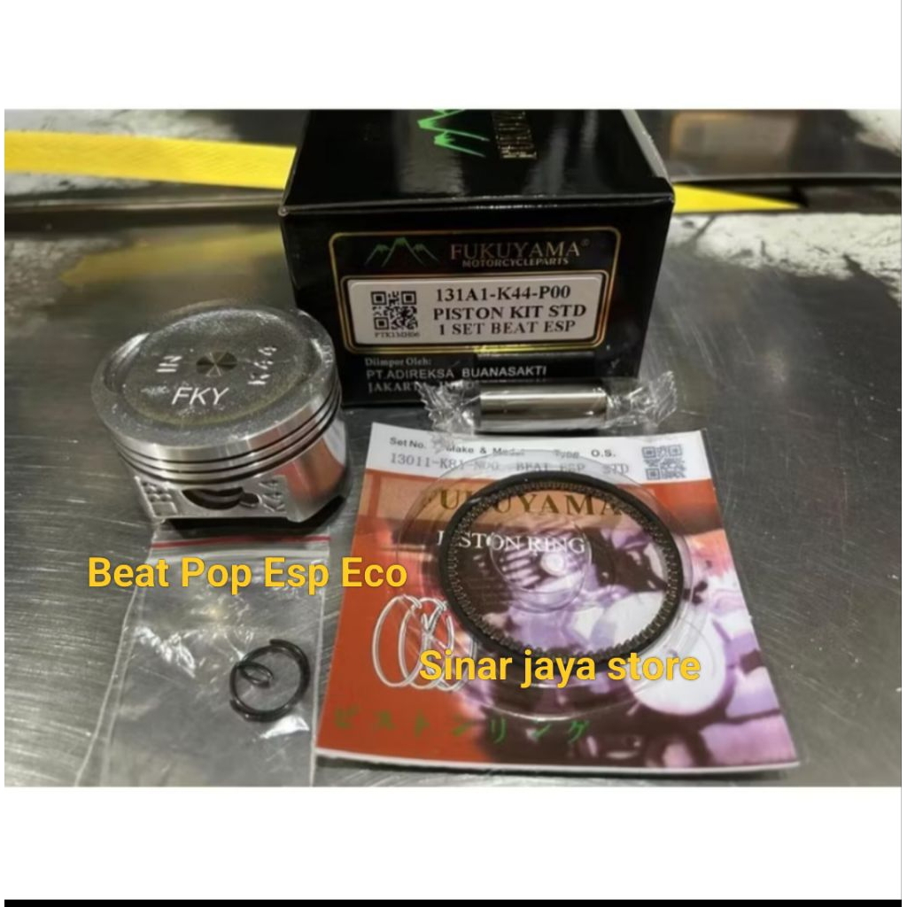 Piston Kit Piston Set Beat Esp Beat Pop Eco Fukuyama