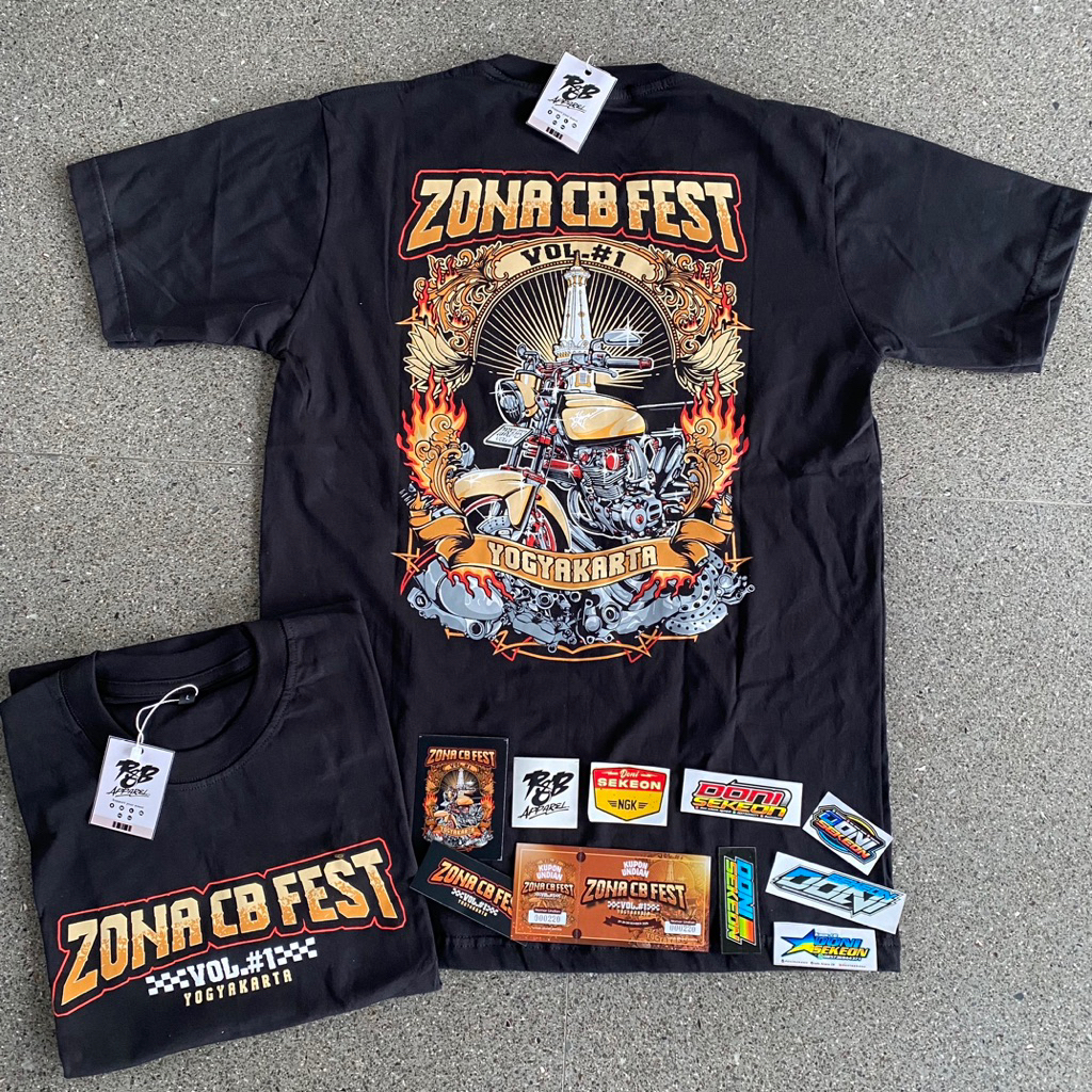 kaos acara zona cb fest vol 1 original