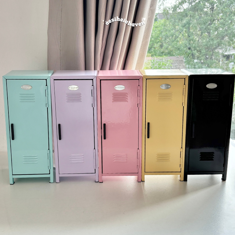 Aesthete Haven | READY STOCK Mini Locker (Loker Mini Besi) K-pop Decor Cute