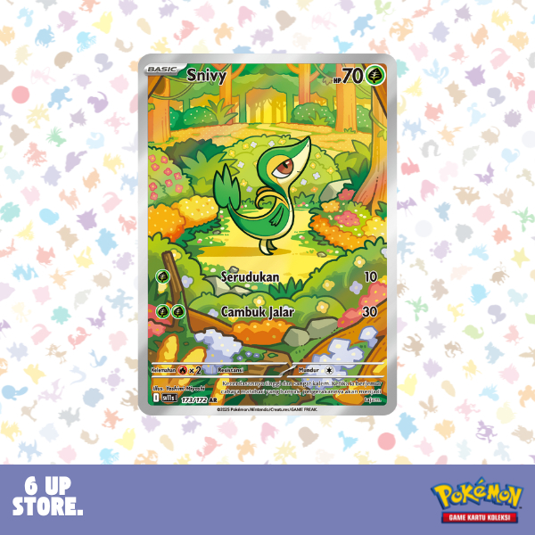 Snivy (AR) - 173/172 - Hitam & Putih (sv11s) - Pokemon TCG Indonesia