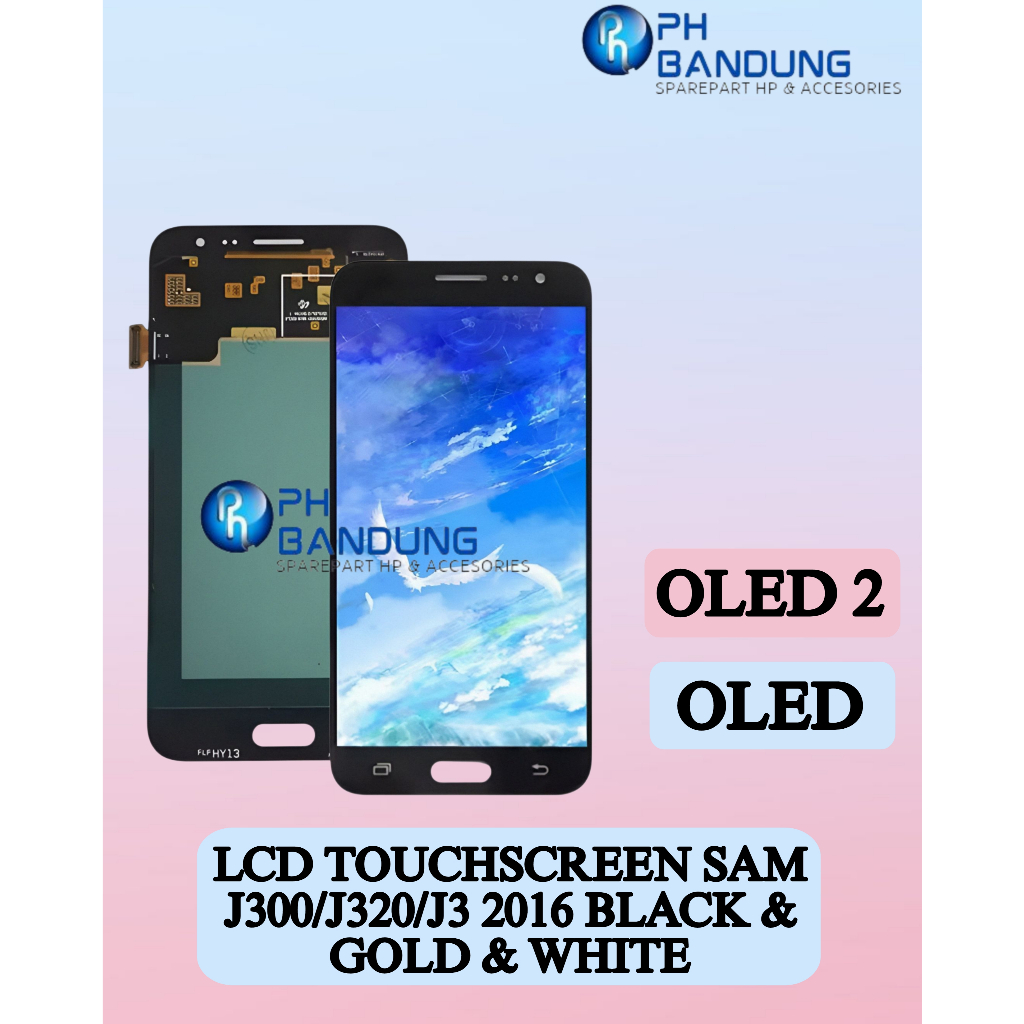 (PH BANDUNG) LCD & Touchscreen J300 / J3 2015 / J320 / J3 2016