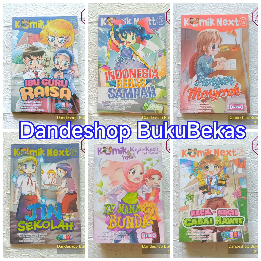 Komik NEXT G (Judul I-L) Buku Anak KKPK (bekas)