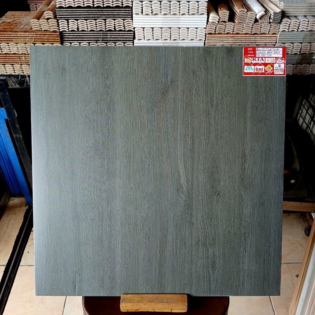 keramik 60x60 swiden Dark Grey platinum