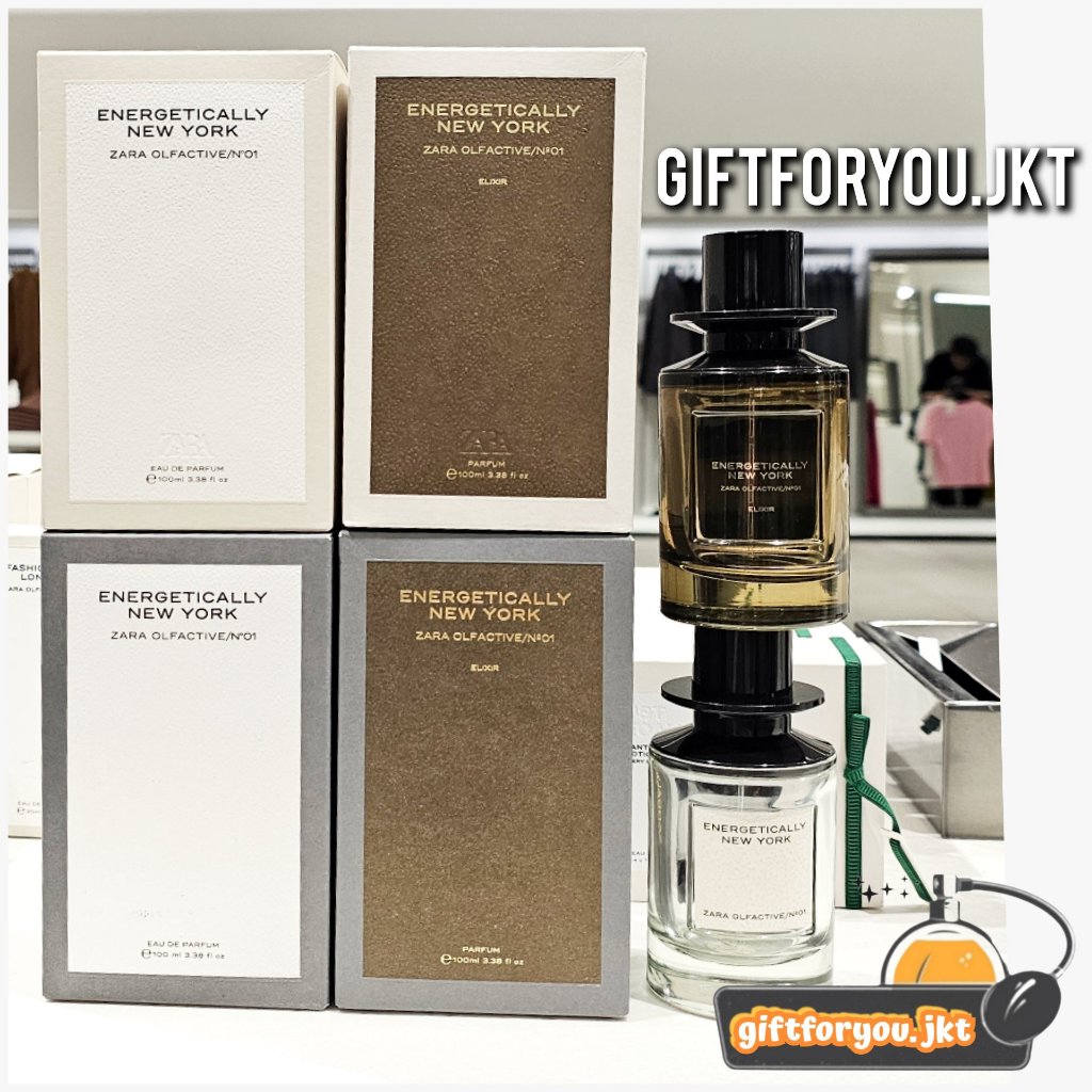 Parfum Zara Energetically New York 30 100 ml EDP / Elixir Original Olfactive No 01 Woman Perfume Wan