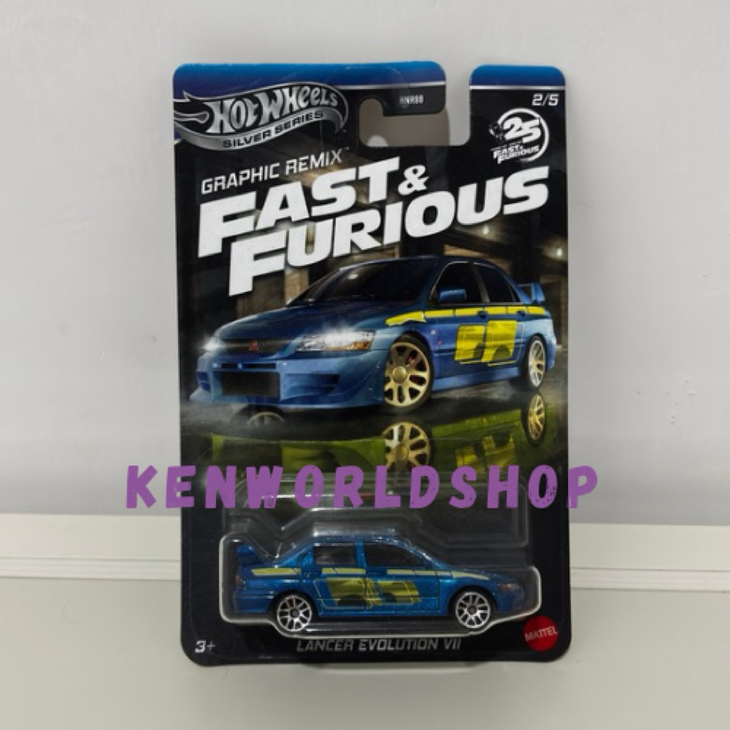 Hot Wheels Fast and Furious Graphic Remix Lancer Evolution VII