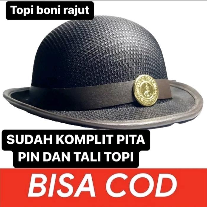 TOPI BONI RAJUT / BONI LAKEN / GROSIR 10/20 BIJI / Topi Pramuka Putri / Boni Pramuka