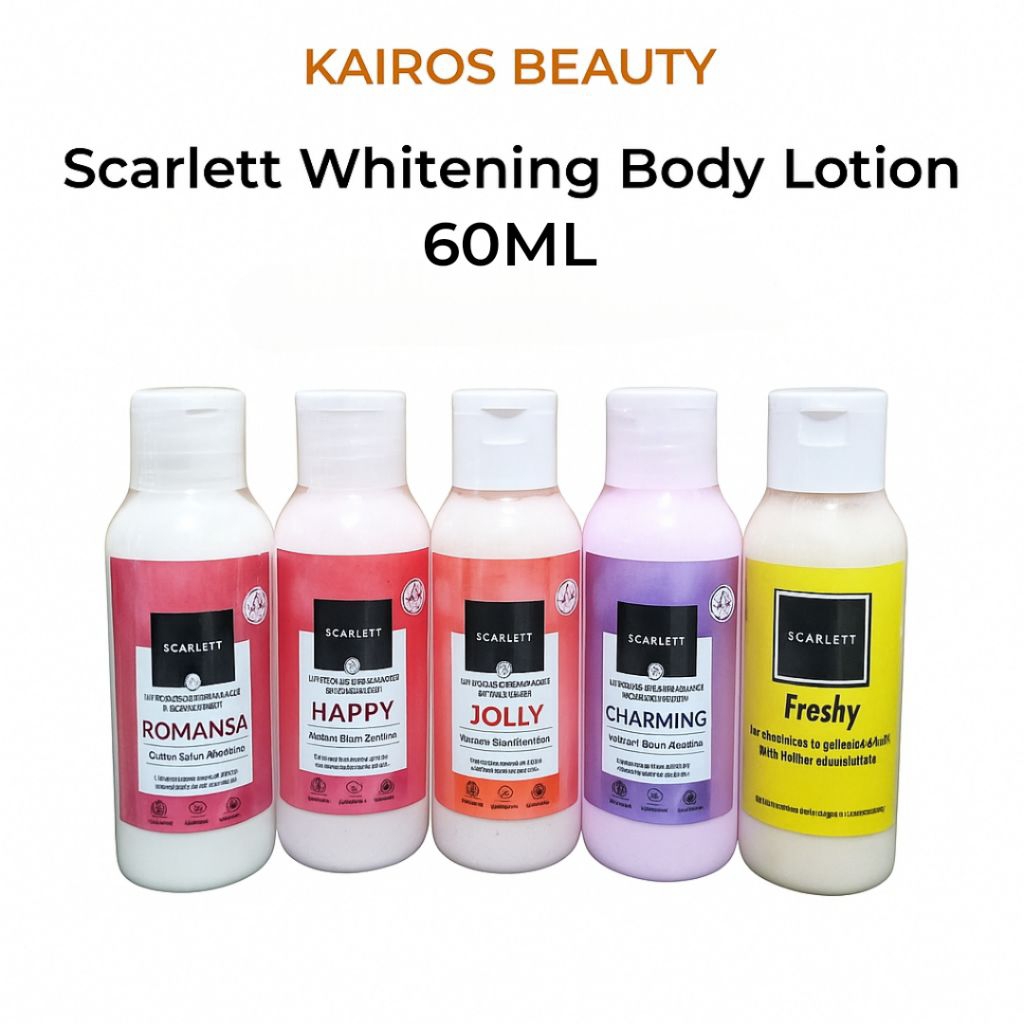 Scarlett uk60ml Repack body lotion - mencerahkan kulit