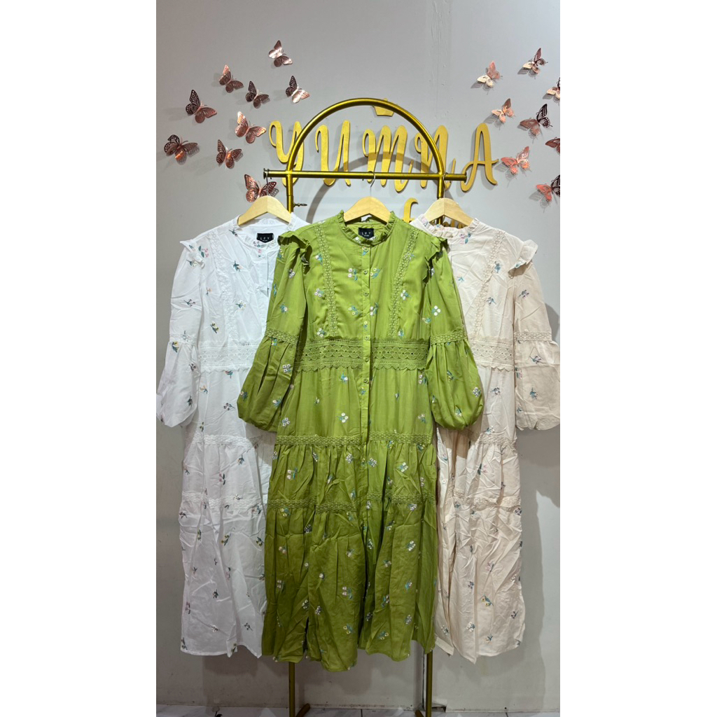 Midi bordir Lfy by Lafreya original