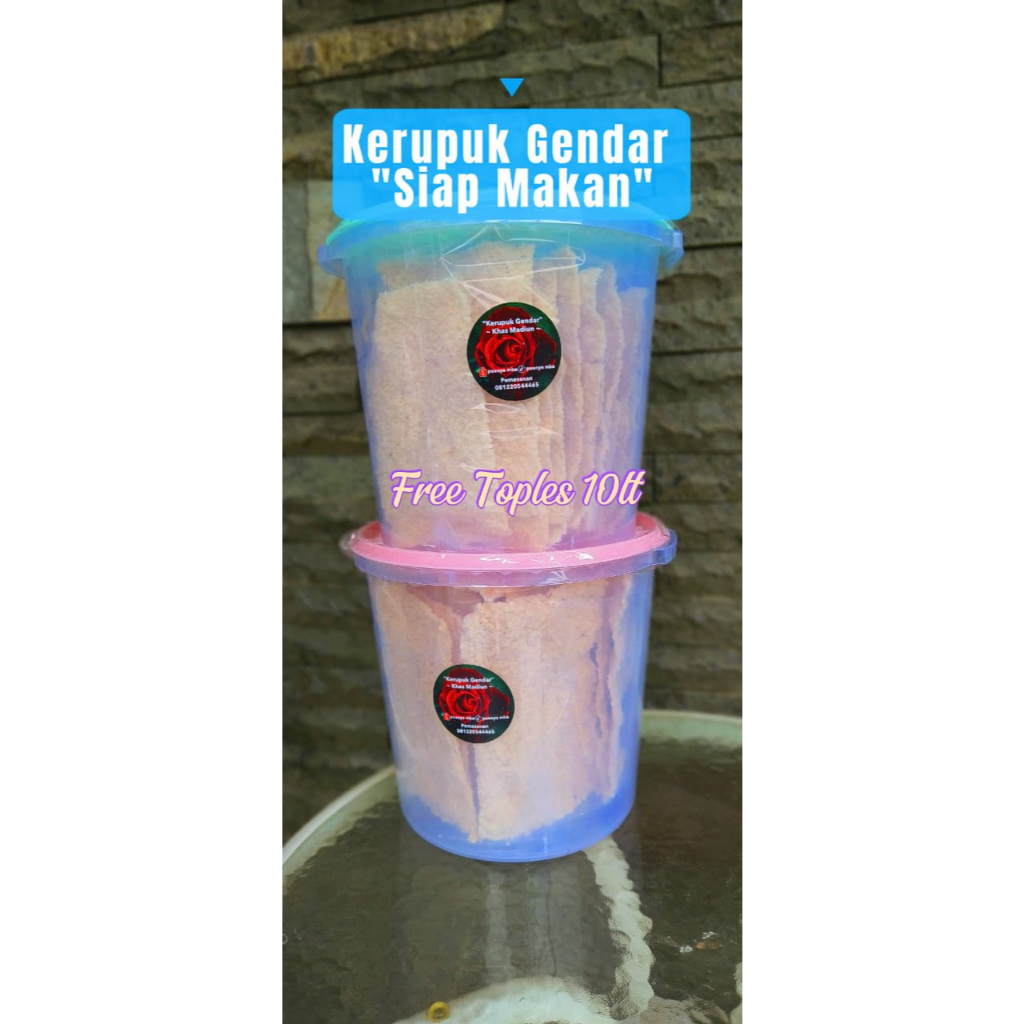 

Kerupuk gendar mateng, kerupuk Gendar siap makan, Kerupuk Nasi, Kerupuk Gendar khas Madiun