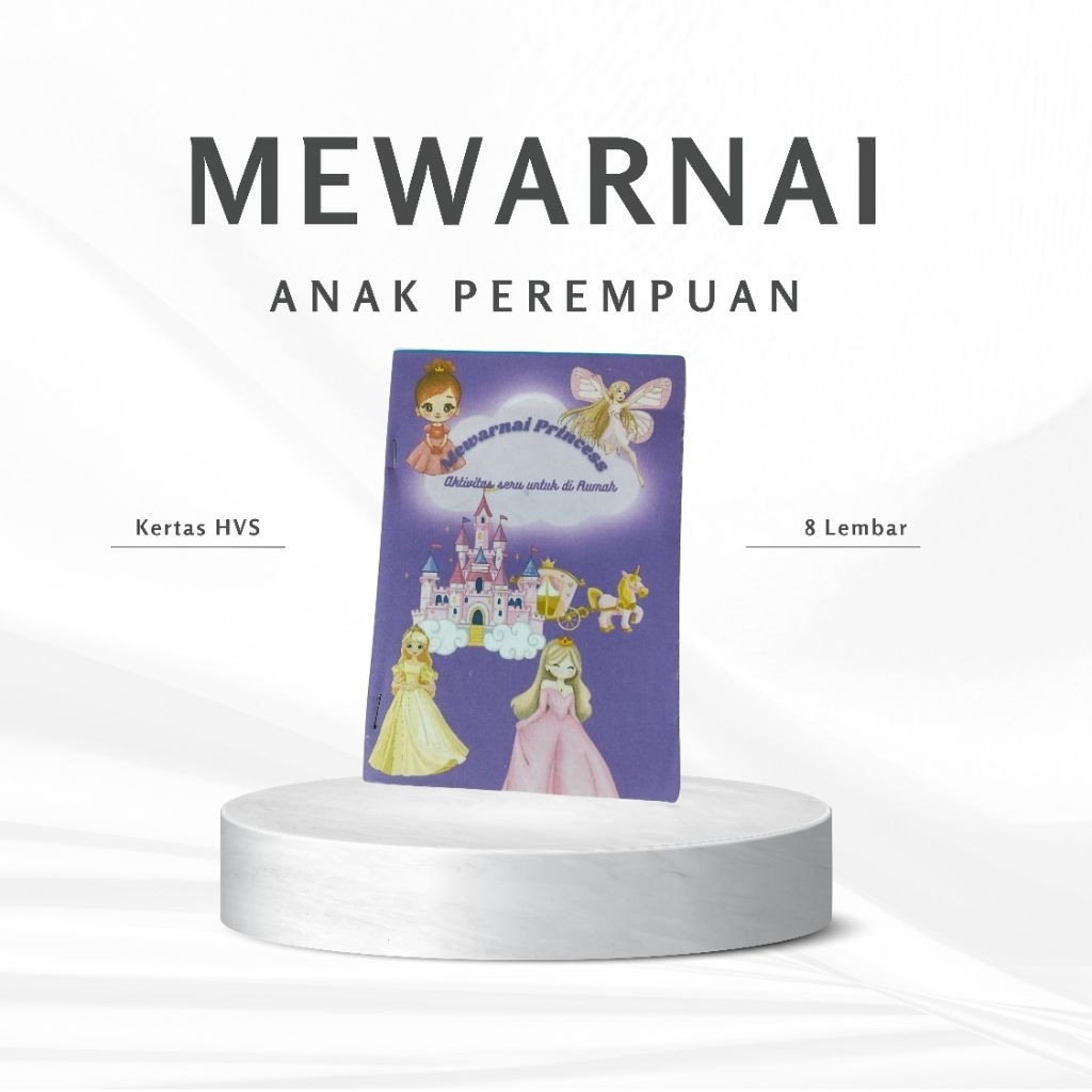 Buku Mewarnai anak perempuan dan laki-laki