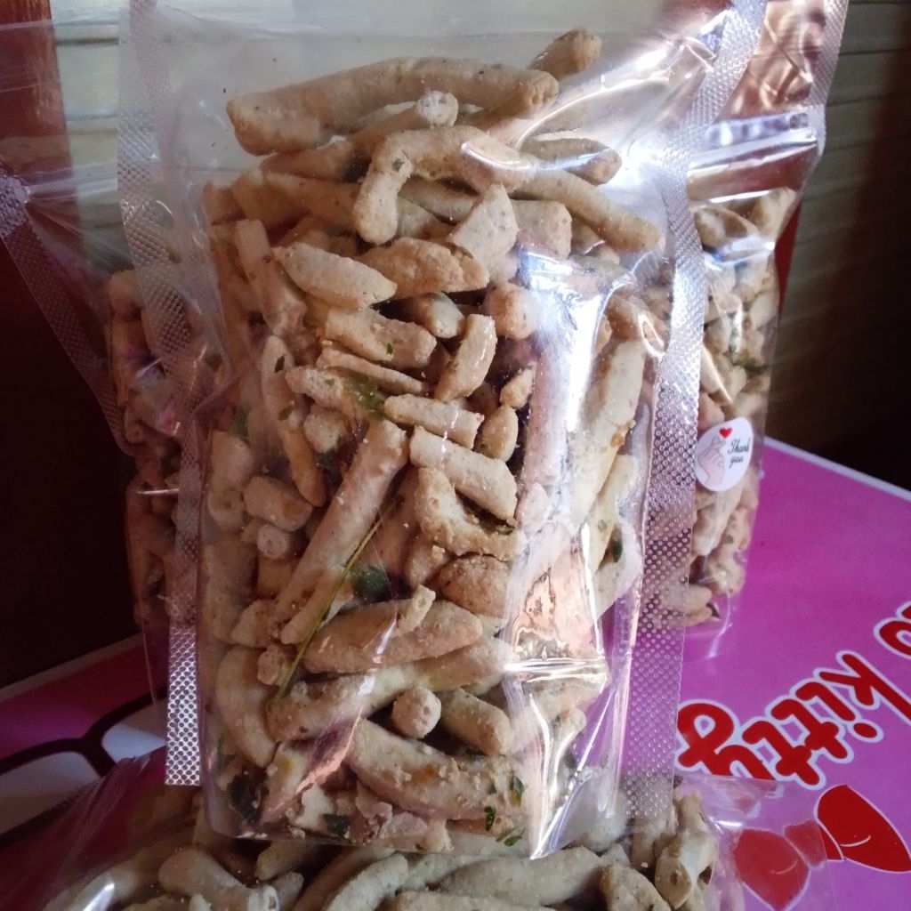 Basreng stik ORI kemasan pouch 100-200 gram