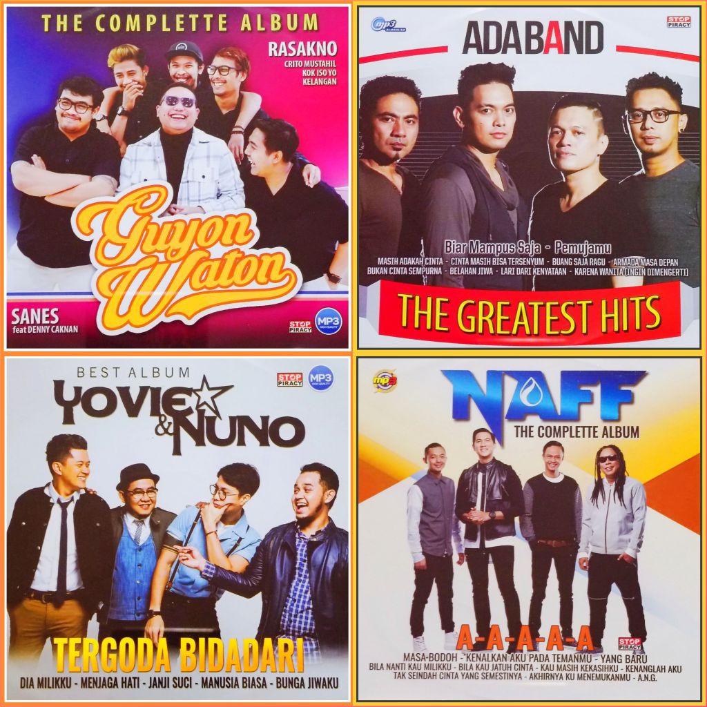 Kaset MP3 Lagu Pop GUYON WATON - YOVIE & NUNO - ADA BAND - NAFF Album