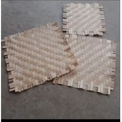 Anyaman Bambu,Bahan dekorasi/kerajinan siap pakai