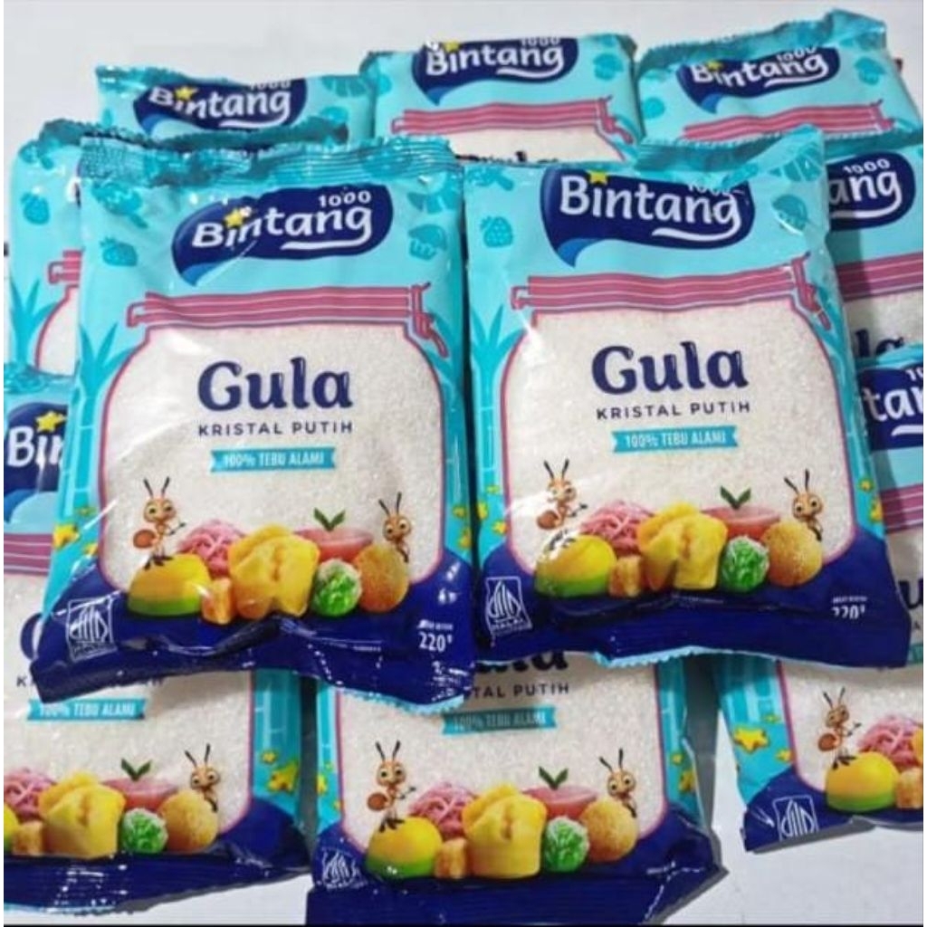 

Gula crystal cap seribu Bintang 220gram