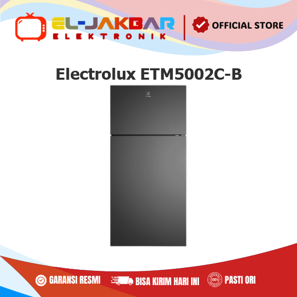 Electrolux ETM5002C-B Kulkas 2 Pintu 503 Liter AI AutoSense Laci ExtraChill