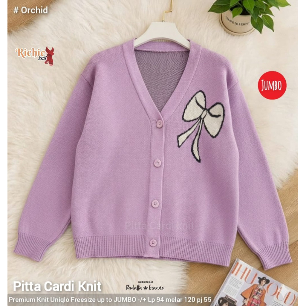 PITTA CARDI KNIT BY RICHIE | WISHY CARDY / CARDIGAN LONG CARDI KAOS UNIQLO FIT TO XXL