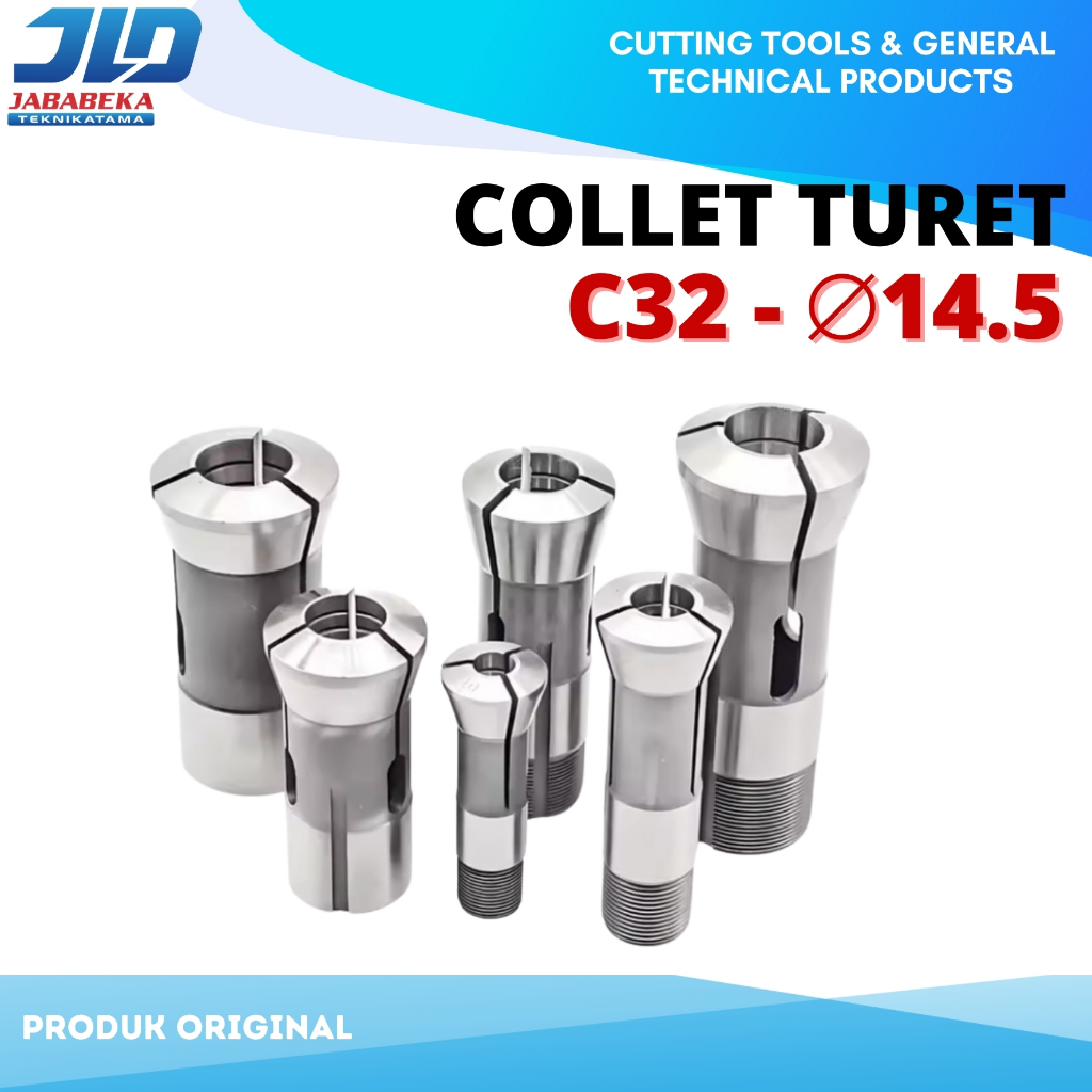 Collet Turet C32 Diameter 14.5MM Collet Chuck Mesin Turet C32 - 14.5mm