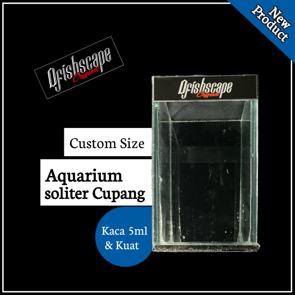 Aquarium/Soliter Mini Custom Background & Stiker List aquarium kaca 5ml (DFISHSCAPE)