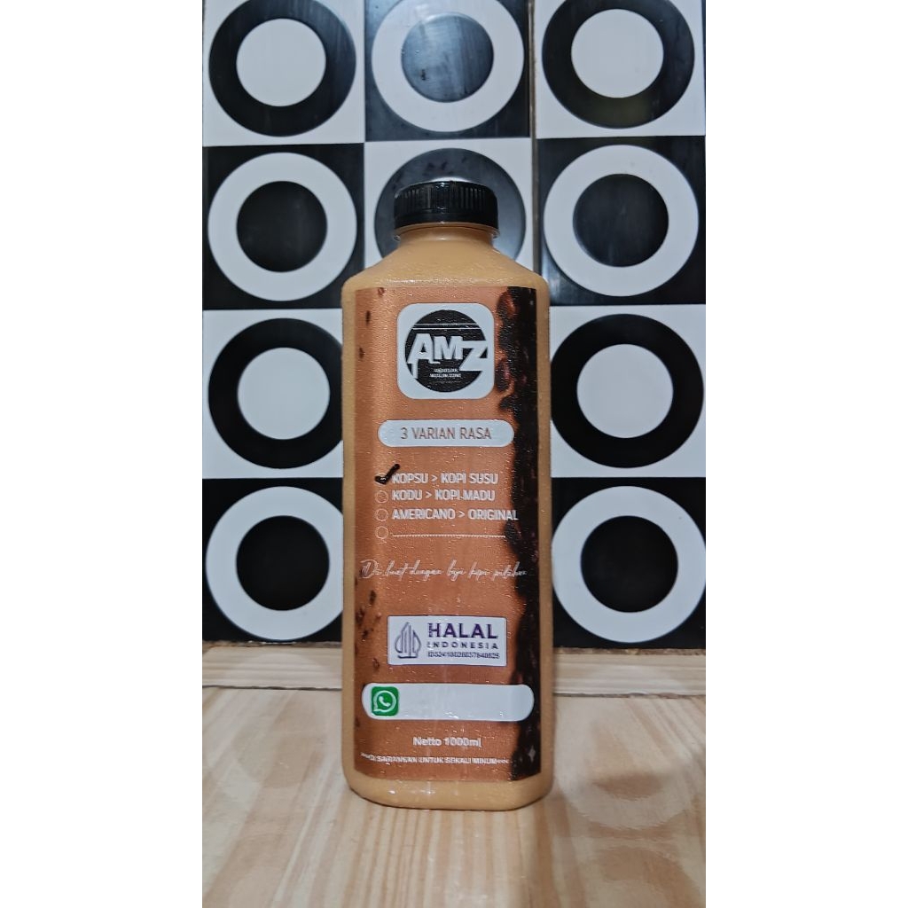 kopi susu 1 liter