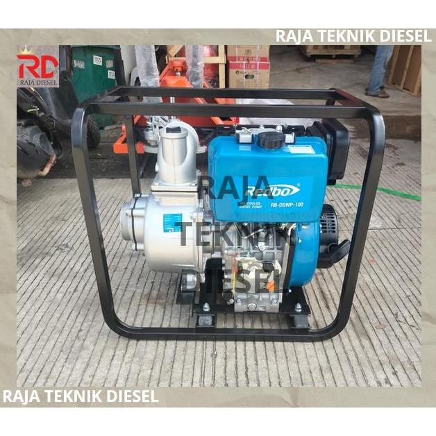 REDBO Mesin Pompa Air Sawah Alkon 4 INCH Diesel Solar Type 100 Water Pump