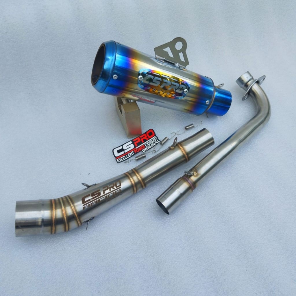 Cs pro Knalpot racing Original inlet 50mm Jupiter z Jupiter Z1 Jupiter MX 135 Vega R/ZR Supra 110/12
