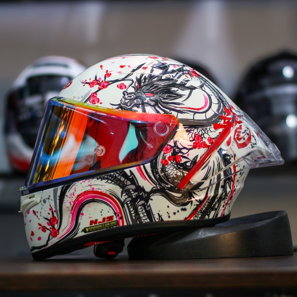 NJS ZX-1R GT SHENLONG - Helm Full Face | ZR GT | GT series - Helm Full Face (FREE SPOILER GT)