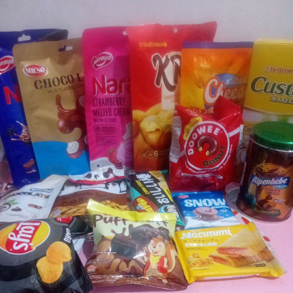 

snack request suka2 ecer/pack