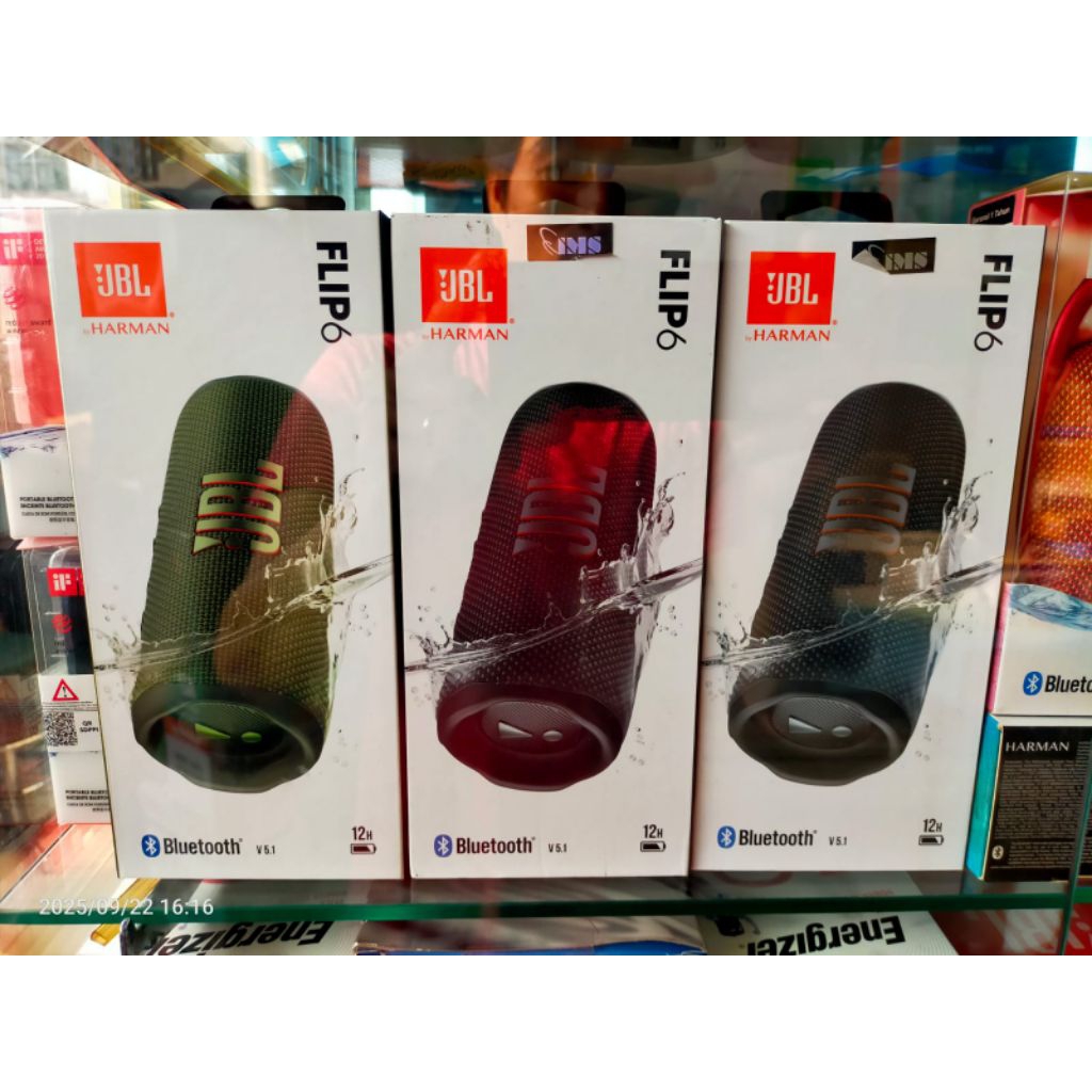 SPEAKER JBL FLIP 6 PORTABLE SPEAKER WATERPROOF ORIGINAL